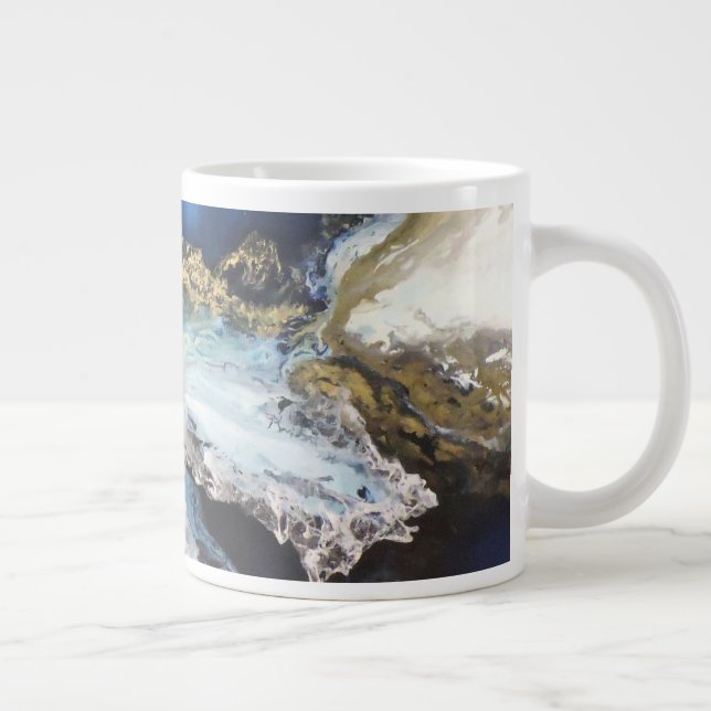 Los Mares Large Coffee Mug (Right)