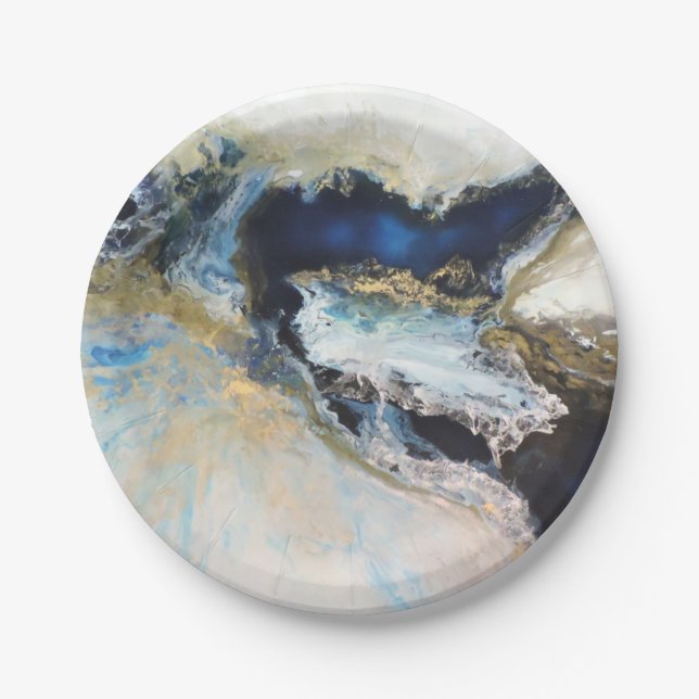 Los Mares Paper Plate (Front)