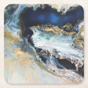 Los Mares Square Paper Coaster