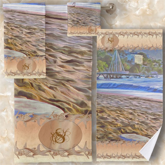 Los Muertos Beach 786 Bath Towel Set (Creator Uploaded)