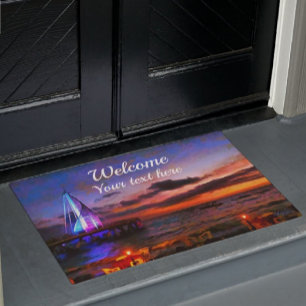 Los Muertos Pier Welcome 1182 Doormat