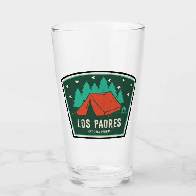 Los Padres National Forest California Camping Glass (Front)