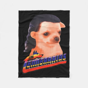 Los Temerarios Funny Dog Chihuahua  Fleece Blanket