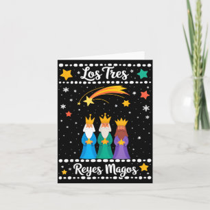 Los Tres Es Magos Navidad Latina Tres Es  Card