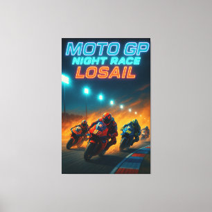 Losail International Circuit MotoGP Qatar Grand  Canvas Print