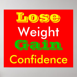 Lose weight poster