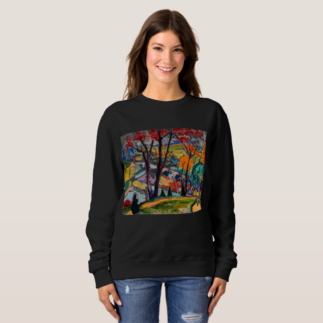 Lose Yourself in Tranquil Nostalgia - Landscape Sweatshirt (Front Full)