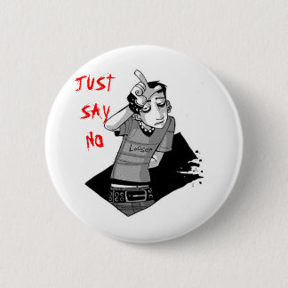 LOSER 2 INCH ROUND BUTTON