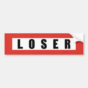 LOSER BUMPER STICKER