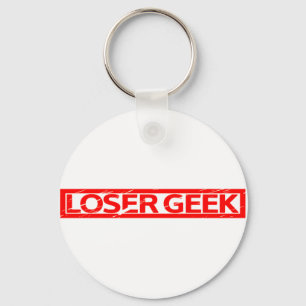 Loser Geek Stamp Keychain
