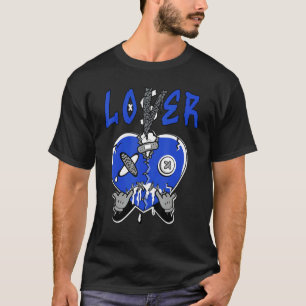 Loser  Heart Dripping True Blue 1s Matching T-Shirt