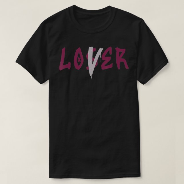 Loser Lover Drip Sneaker Match Tees 1 High Bordeau (Design Front)
