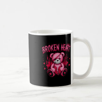 Loser-pain Bear Drip Hurt Broken Heart Pink Valent Coffee Mug