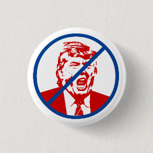 Loser Trump Button: "NO TRUMP" 1 Inch Round Button