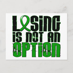 Losing Is Not An Option Kidney Disease Postcard