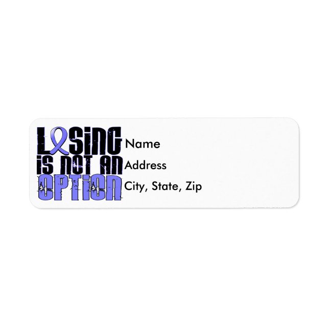 Losing Is Not An Option Lymphedema (Front)
