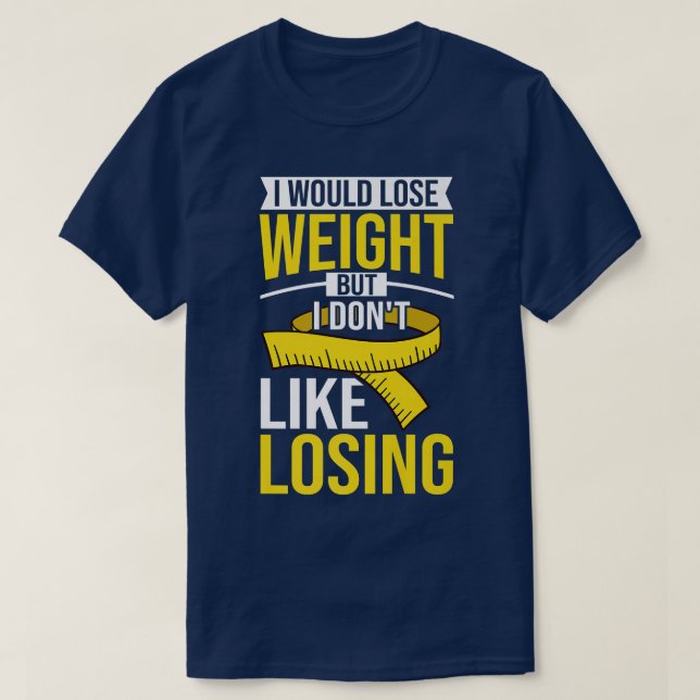 Losing Weight Motivation Diet Workout Exercise Beg T-Shirt (Design Front)