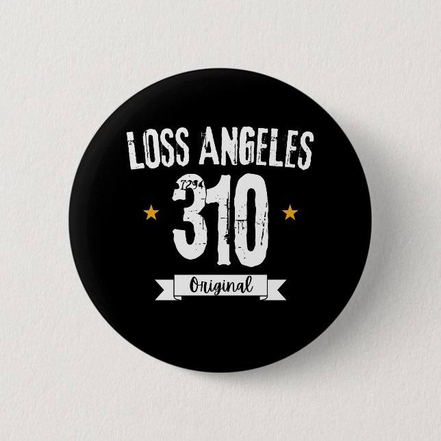 Loss Angeles california 2 Inch Round Button (Front)