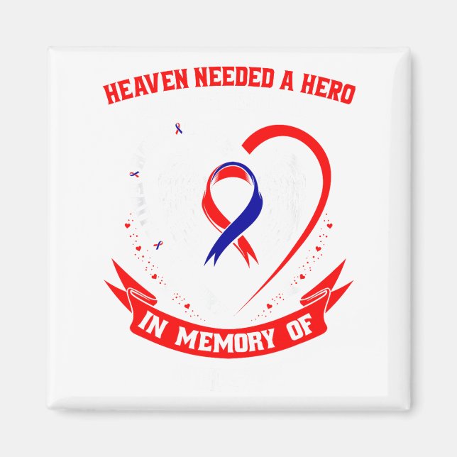 Loss In Memory Of Godson Chd Awareness Month Graph Magnet (Front)