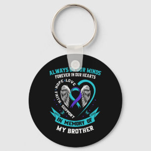 Loss In Memory Of My Brother Suicide Awareness Pre Keychain