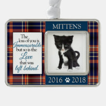 Loss of a Pet Custom Memorial Cat or Kitten