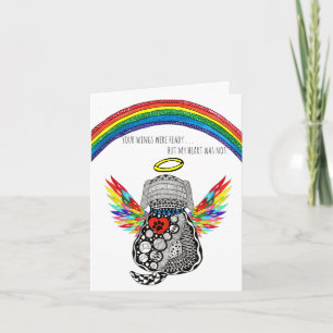 Loss of Dog Condolence Sympathy Greeting Card