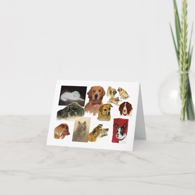 Loss of Dog sympathy card (Front)