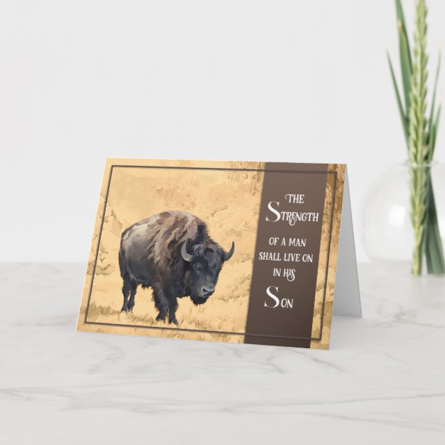 Loss of Father Sympathy Card (Front)