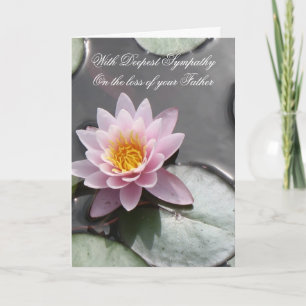 Loss of Father - With Deepest Sympathy Card