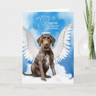 Loss of German Wirehaired Pointer Dog Pet Sympathy Card