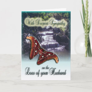 Loss of Husband - With Deepest Sympathy Card