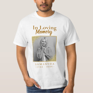 Loss of Mother Photo Celebration of life T-Shirt
