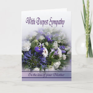 Loss of Mother - With Deepest Sympathy Card