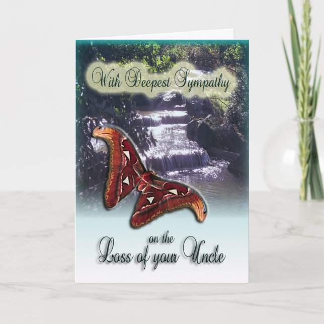 Loss of Uncle - With Deepest Sympathy Card (Front)