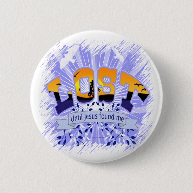 LOST 2 INCH ROUND BUTTON (Front)