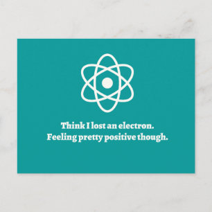 Lost an Electron Postcard