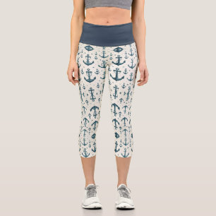 Lost Anchors Capri Leggings