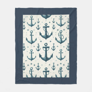 Lost Anchors Fleece Blanket
