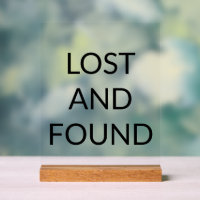 Lost And Found Area