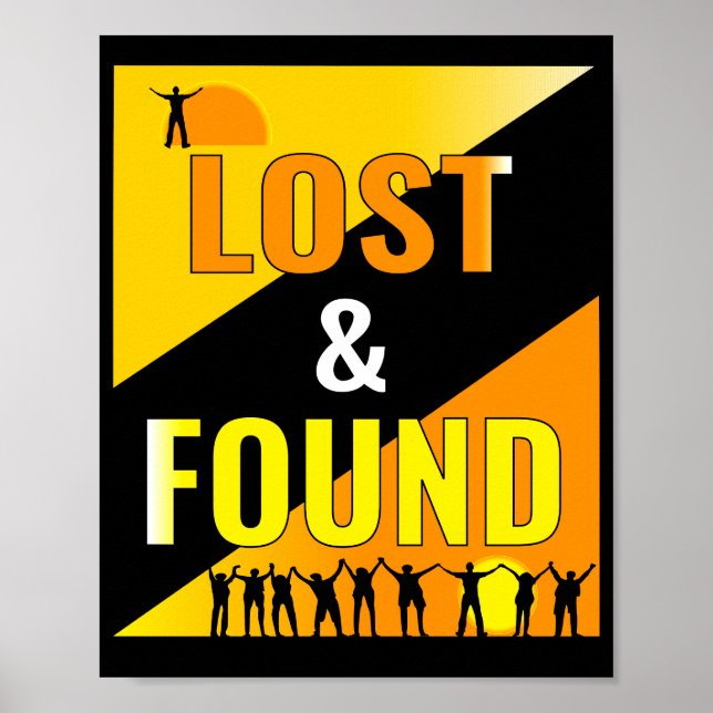 Lost and found poster (Front)