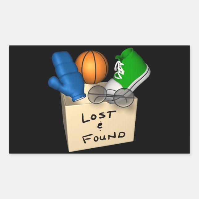 Lost And Found Sticker (Front)