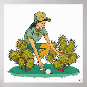Lost Ball - Golf Art Print