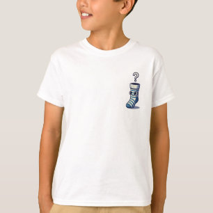Lost Blue Striped Sock Kids T-Shirt