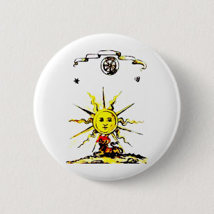 LOST BOOK OF NOSTRADAMUS 2 INCH ROUND BUTTON