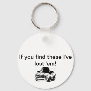 Lost Car Keys Keychain