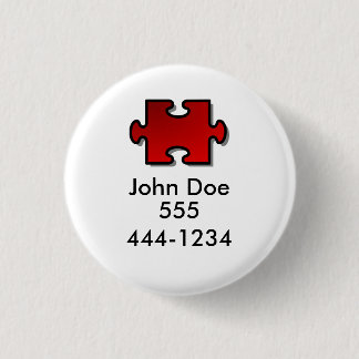 Lost Child ID 1 Inch Round Button
