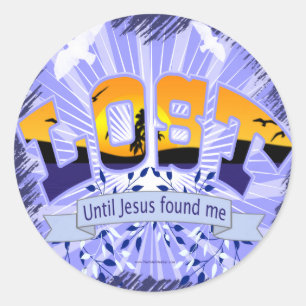LOST CLASSIC ROUND STICKER
