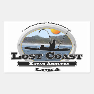 Lost Coast Kayak Angler Sticker