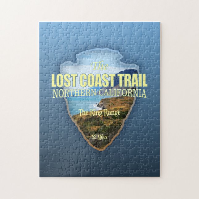 Lost Coast Trail (arrowhead) Jigsaw Puzzle (Vertical)