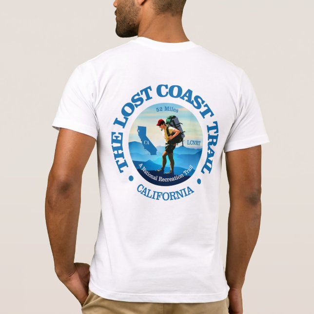 Lost Coast Trail (C) T-Shirt (Back)